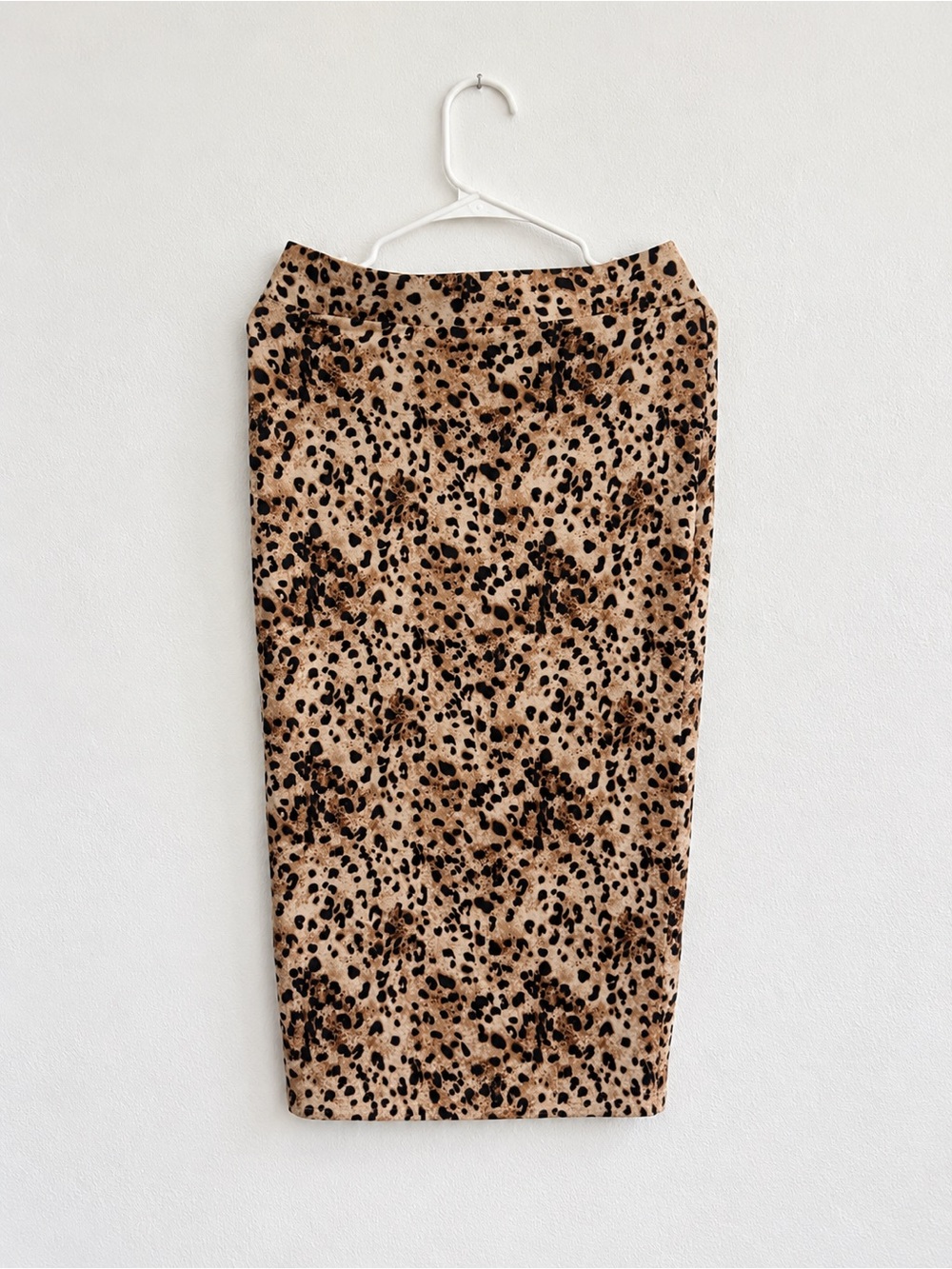 Bar III Leopard Print Midi Skirt